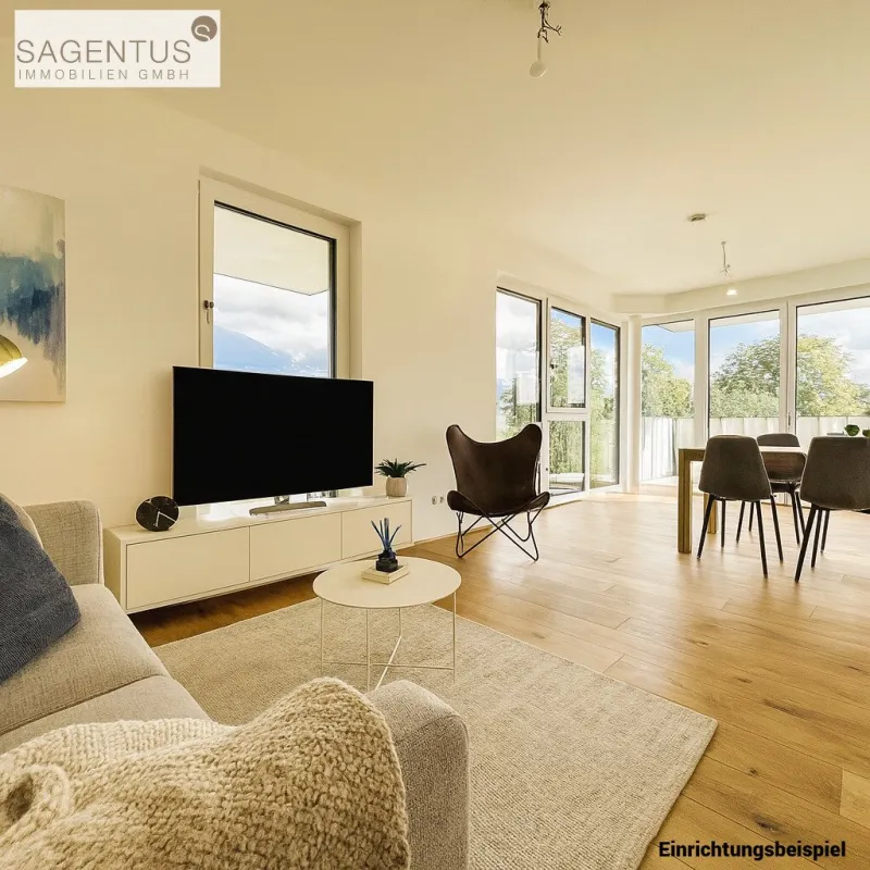 TOP-ANGEBOT: Ca. 51m² große 2/3-Zimmer-NEUBAU-Wohnung mit Balkon in Innsbruck ab sofort zu kaufen! - Bild 1