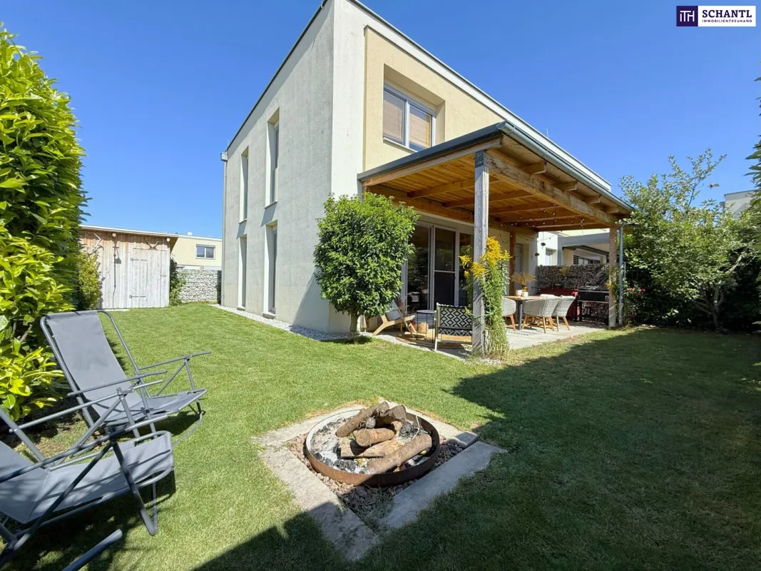 Schnell zugreifen! Moderne Doppelhaushälfte mit Terrasse, Garten & vielen Extras in familienfreundlicher Lage in Mitterndorf an der Fischa – nur wenige Kilometer von Wien entfernt! - Bild 1