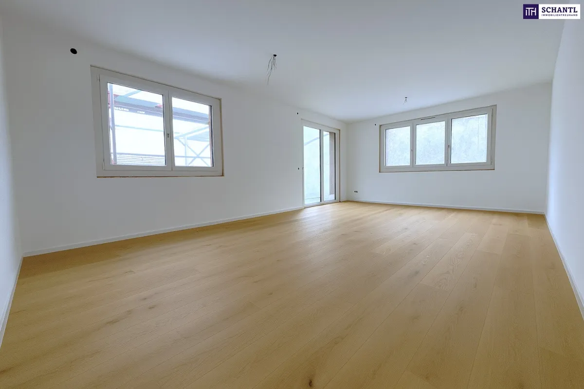 Urbaner Wohnluxus im Herzen von Schwechat! Nachhaltige 3-Zimmer Wohnung mit sonnigem Südwest-Balkon - zentral, ruhig, nachhaltig! - Bild 1