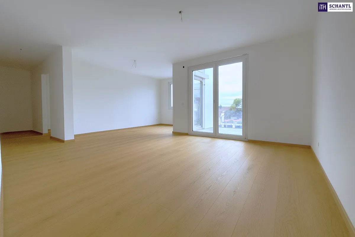 Penthouse-Feeling im DAS WEGL: Großzügige 2-Zimmer-Dachgeschoßwohnung mit sonniger Terrasse und erstklassiger Infrastruktur! - Bild 1