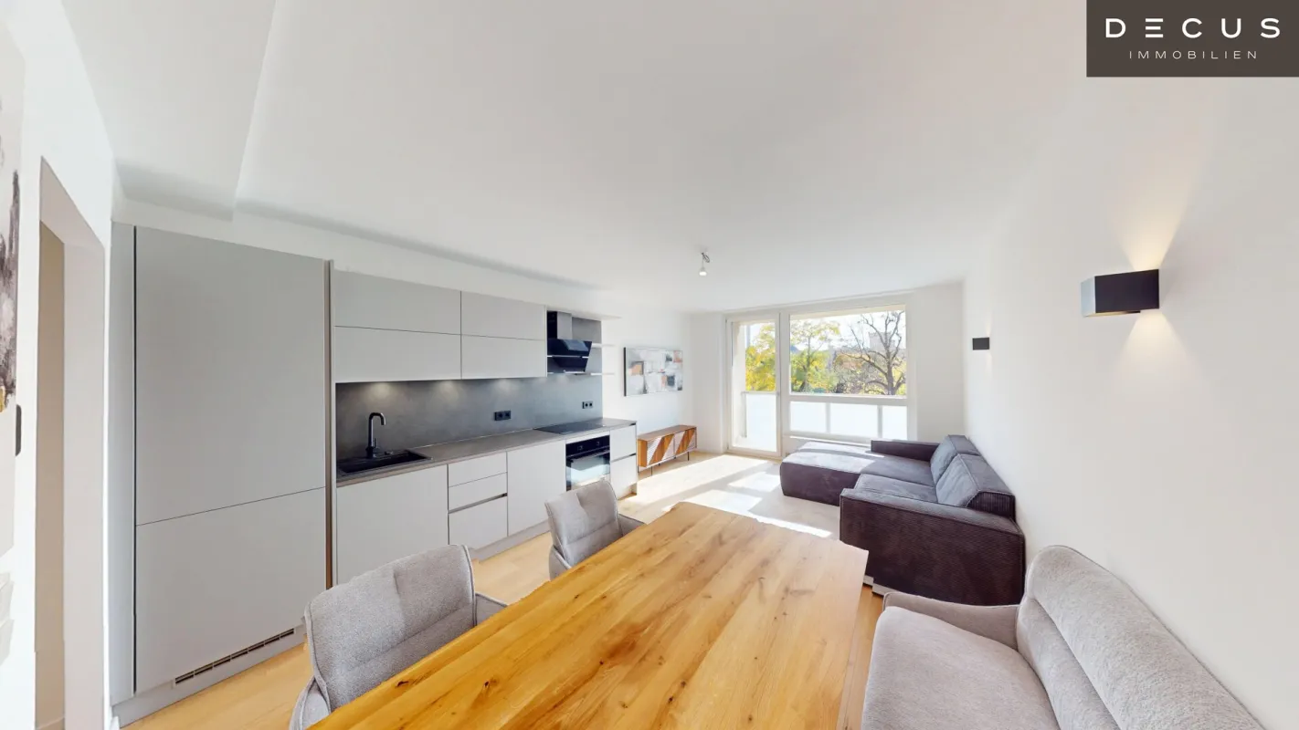 MODERNER ERSTBEZUG MIT LOGGIA UND GRÜNBLICK | KÜCHE & MÖBEL INKLUSIVE | PROVISIONSFREI - Bild 1