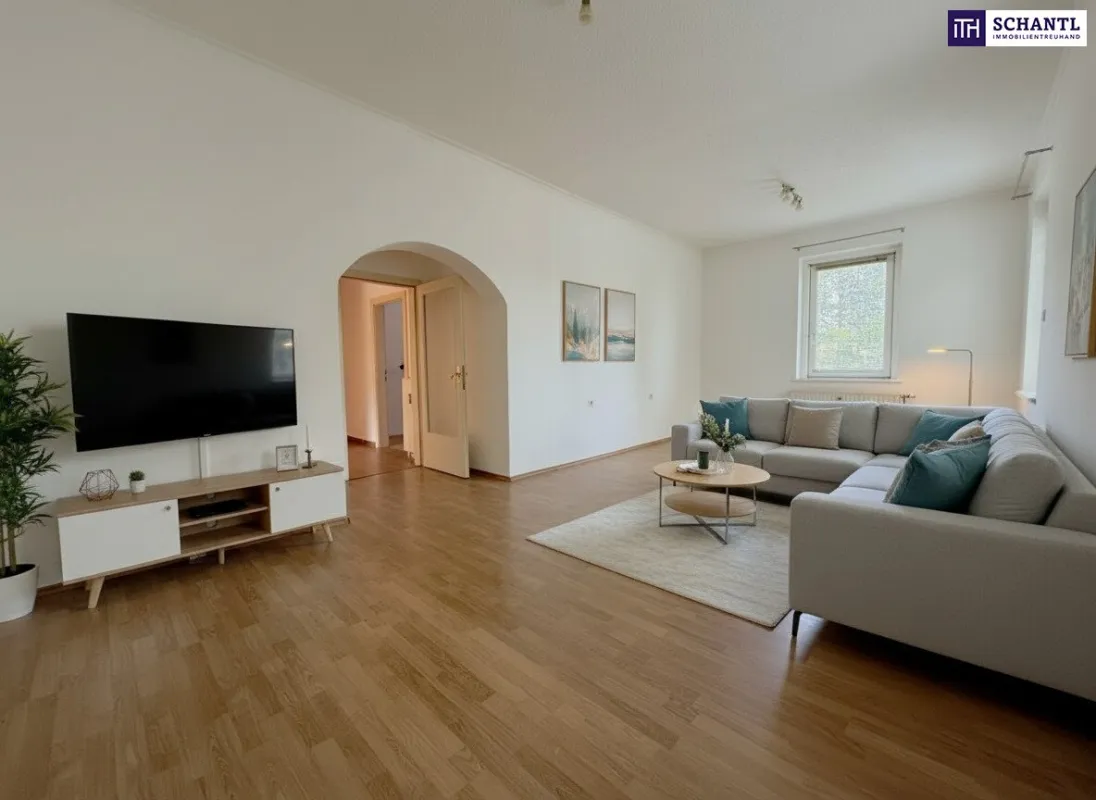 Schnäppchen-Alarm! Sanierungsbedürftige 74m2 Altbauwohnung mit enormen Potenzial, Carport & großzügigem Keller – Ihr neues Zuhause in Graz! Innenhof-Balkon kann bewilligt werden! - Bild 1