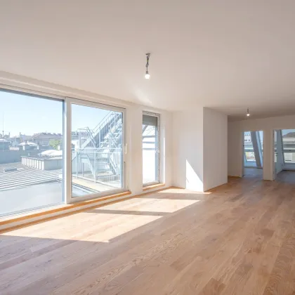 ++NEU++ Außergewöhnliche 3-Zimmer Neubauwohnung mit fantastischer Dachterrasse - Bild 2