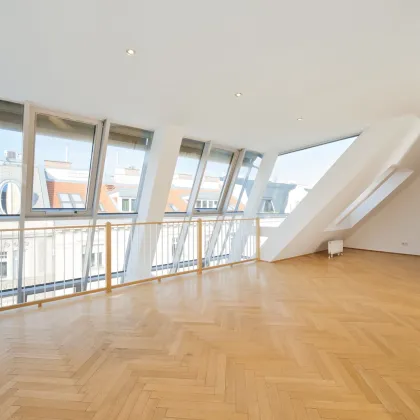Panoramablick: Maisonettewohnung im DG mit zwei Terrassen & 35m² Studio in der Josefstadt! - Bild 2