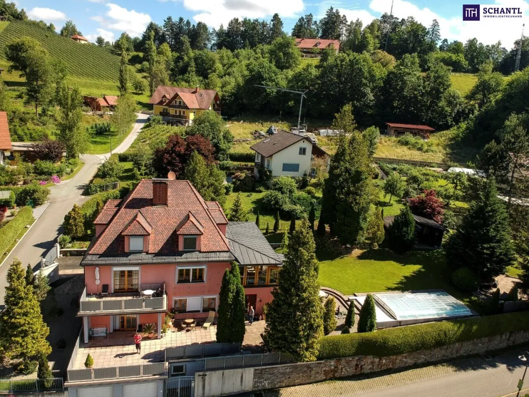 Exklusives Anwesen in Leutschach, Südsteiermark – Ihr Rückzugsort mit Charme, Komfort und unendlichen Möglichkeiten! Perfekt als Ordination/Büro & exklusivem Wohnen nutzbar - Bild 1
