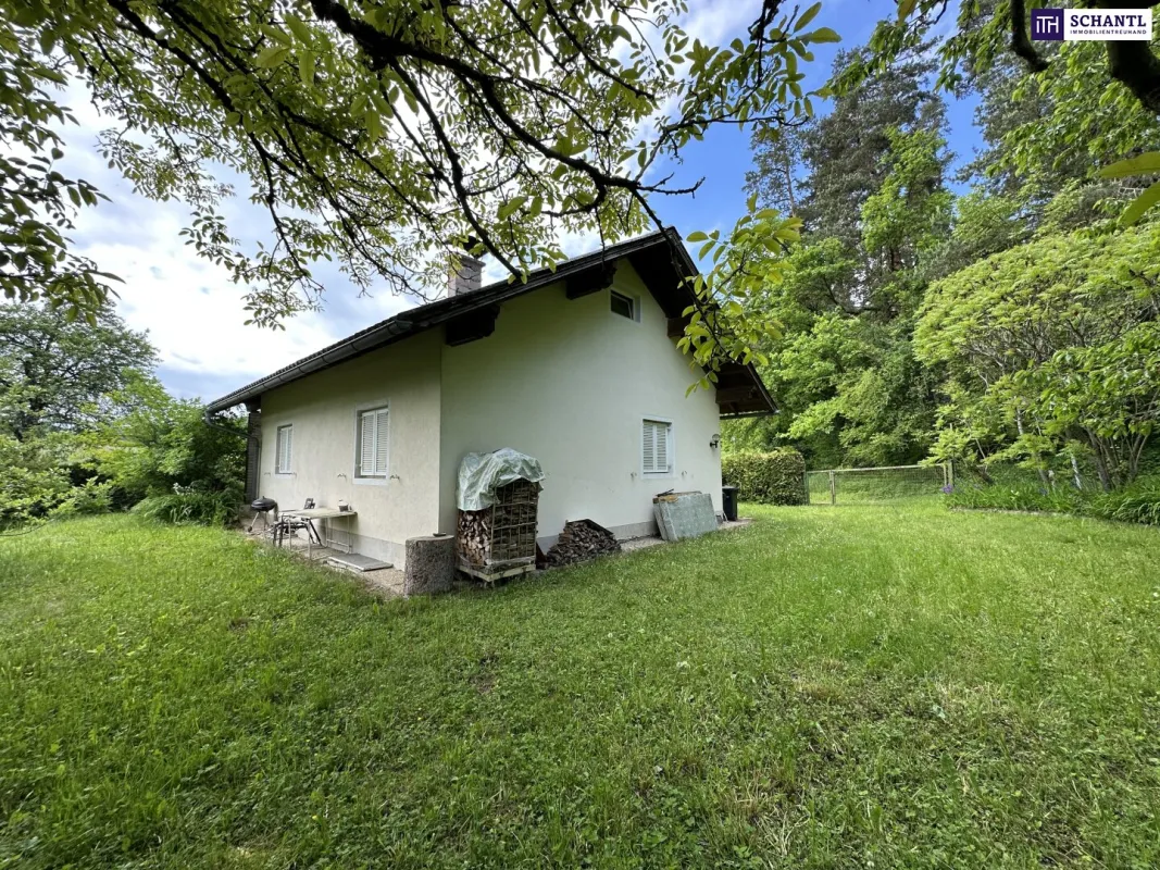 Sommerglück am Turnersee – Charmantes Ferienhaus „Emma“ in ruhiger Waldrandlage mit großem Garten & Ausbaupotenzial - Bild 1