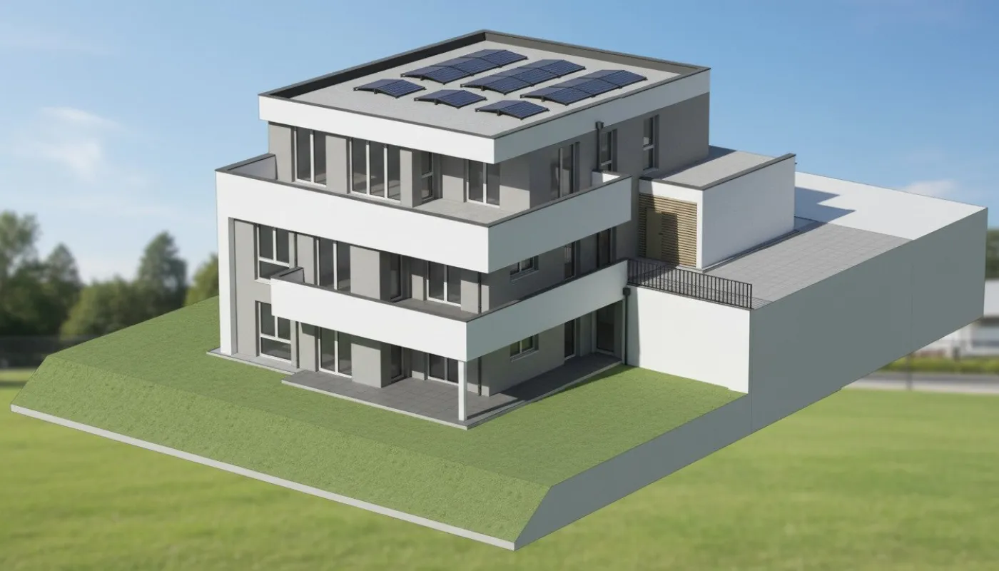 Moderne Gartenwohnung in Vöcklamarkt: Erstbezug, 4 Zimmer, Garten, 2 Stellplätze! - Bild 1