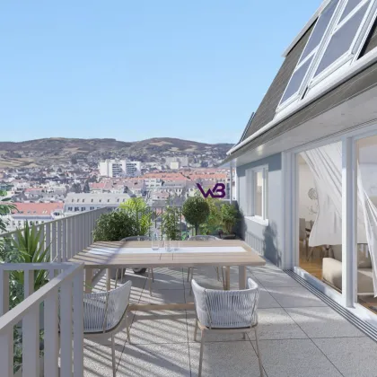 Wohnen im Westen Wiens! - Dachgeschoss Maisonette mit 3 Zimmer und südlicher Terrasse - schlüsselfertig - Bild 3