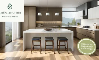 GRÜN.QUARTIER - Privat.Grün.Zentral - Ein Penthouse mit Alleinstellungsmerkmal und spektakulärer rd. 130 m² großer Dachterrasse