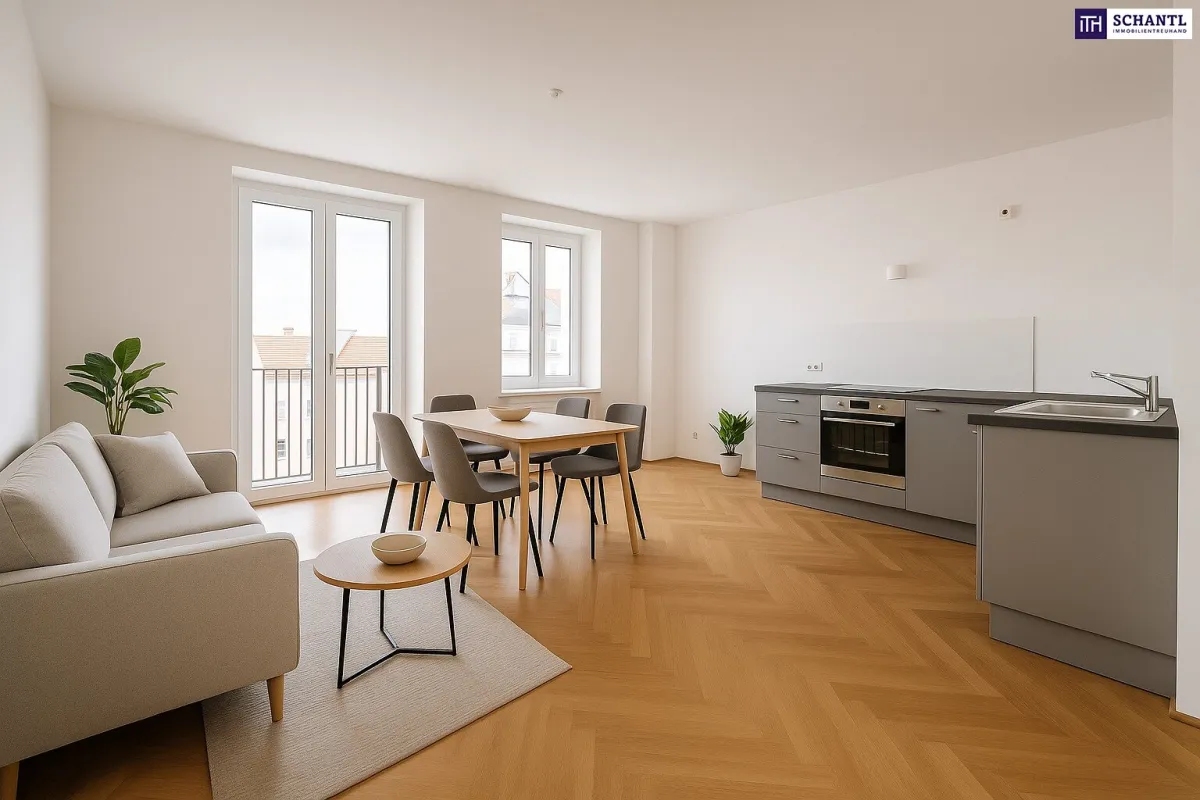 Da ist er – Ihr Wiener Wohntraum! Altbaujuwel im letzten Stock mit Balkon & Klima – jetzt zugreifen! - Bild 1