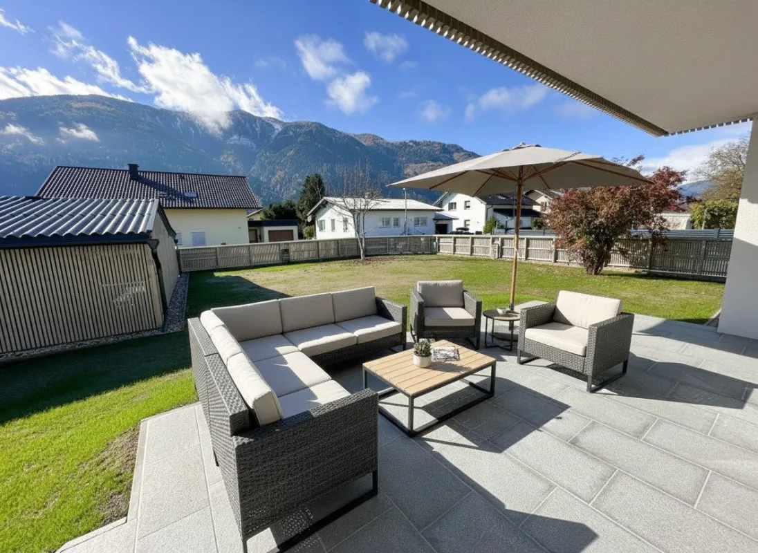 WOHNEN IM GRÜNEN - VOLLRENOVIERTE 3-ZIMMER WOHNUNG MIT EIGENEM GARTENPARADIES IN SPITTAL AN DER DRAU! - Bild 1