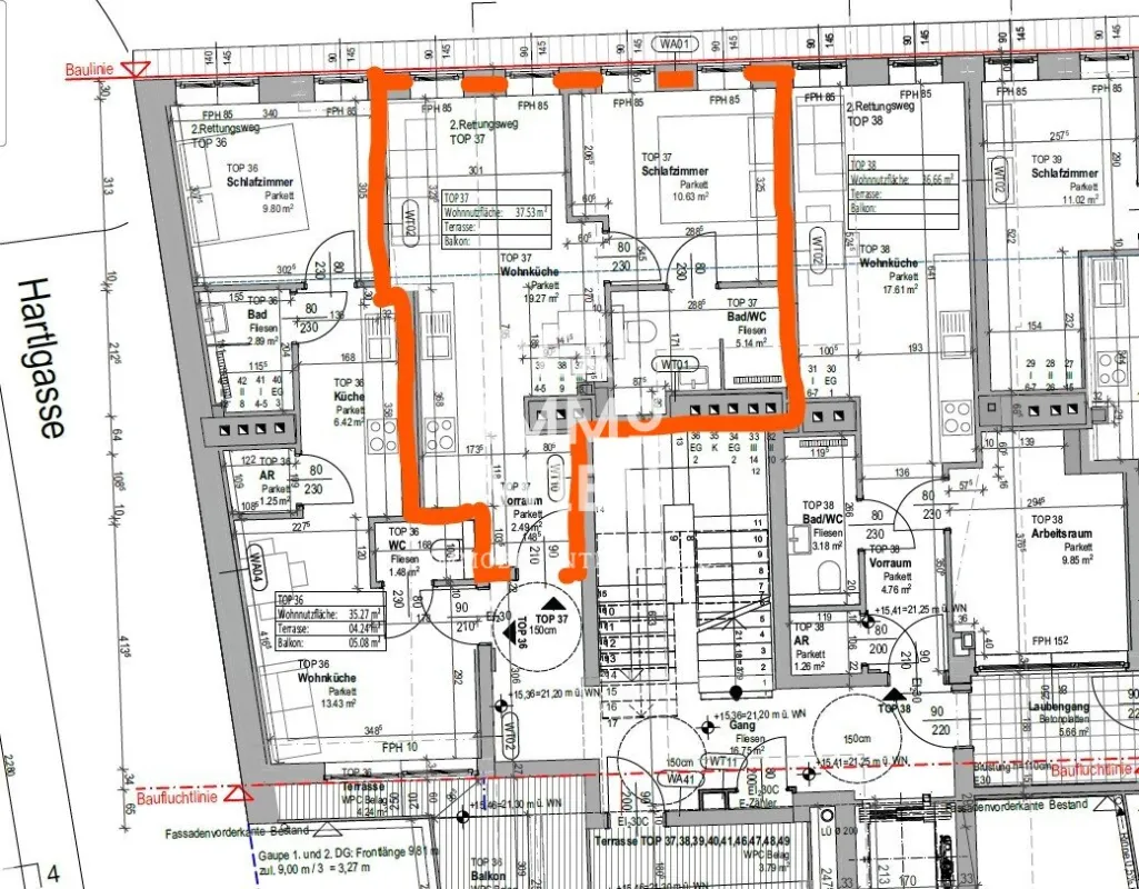 Top Lage!! Nähe U6 JÄGERSTRASSE!! 20. Bezirk!!! 360°- 3D Grad Besichtigung!!! - Bild 1