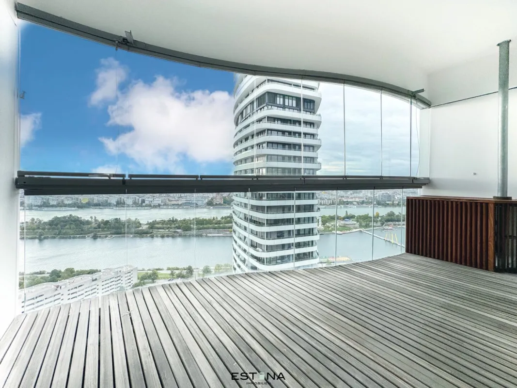 Wohnen am Wasser mit Blick über Wien - provisionsfrei - Bild 1