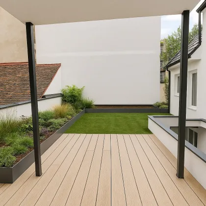 ***Altbau trifft Dachgarten – Stilvolle 3-Zimmer-Wohnung mit großer Terrasse  – hochwertiger Sanierung + Klimaanlage & Luftwärmepumpe*** - Bild 2