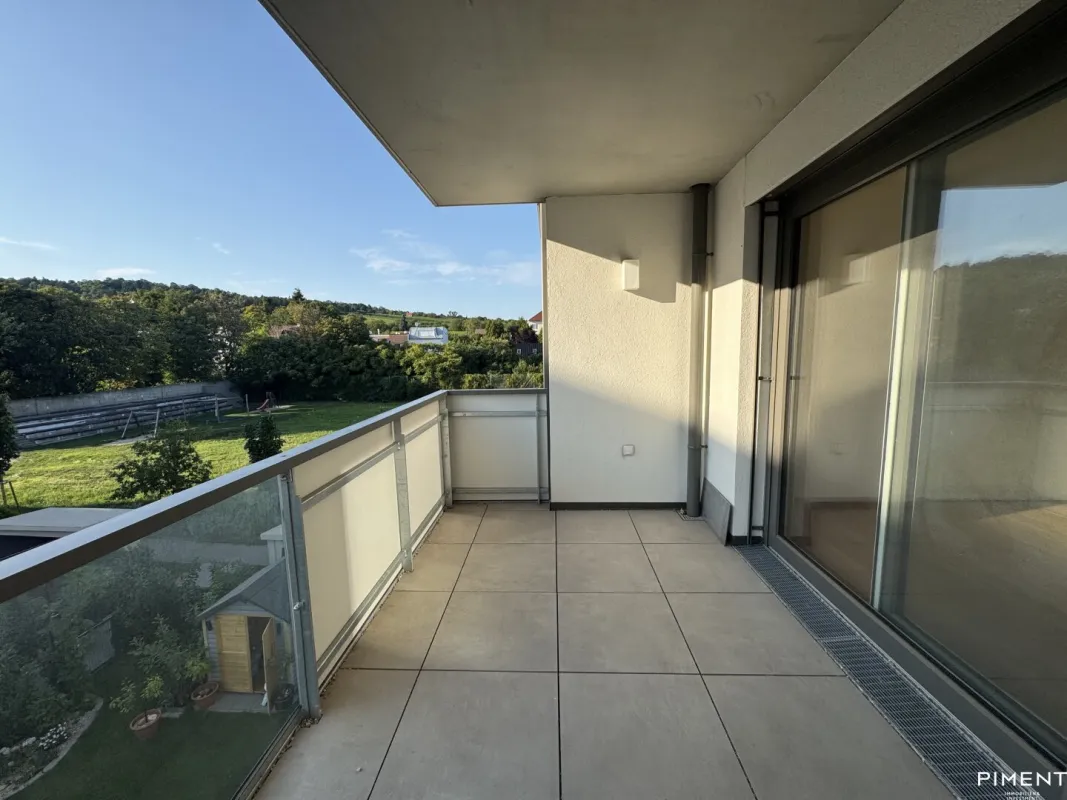3 ZIMMER WOHNUNG MIT BISAMBERGBLICK & SCHWIMMBAD IM HAUS - Bild 1