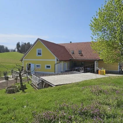 SÜDSTEIERMARK: atemberaubender Rundumblick, malerische Alleinlage, Wohnen, Weinbau, Wald, Teich Beschreibung - Bild 3