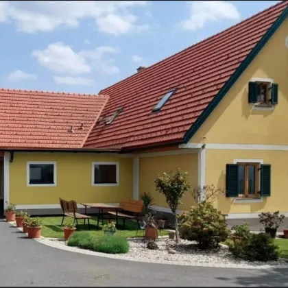 SÜDSTEIERMARK: atemberaubender Rundumblick, malerische Alleinlage, Wohnen, Weinbau, Wald, Teich Beschreibung - Bild 2