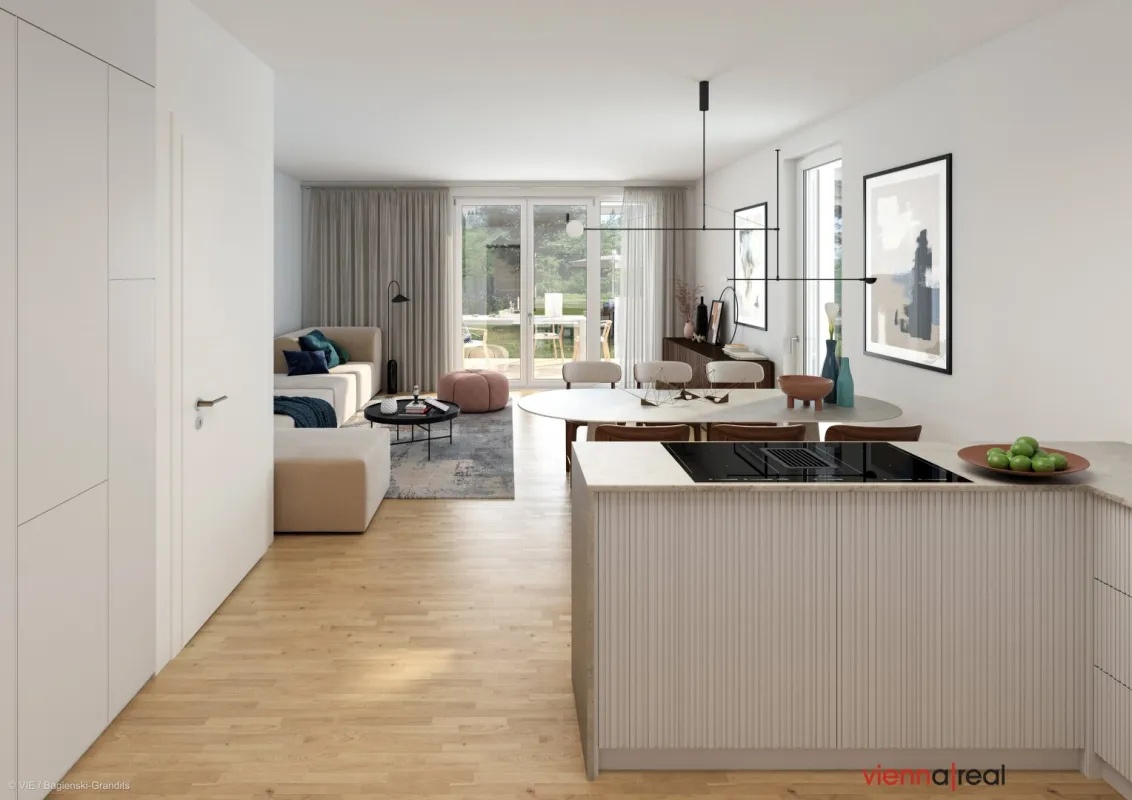 STADT KÜSST LAND - Neu errichtete Reihenhäuser - 4-5 Zimmer, Eigengarten, Terrasse, Photovoltaik, Wärmepumpe und KFZ-Stellplatz am ländlichen Stadtrand - Bild 1