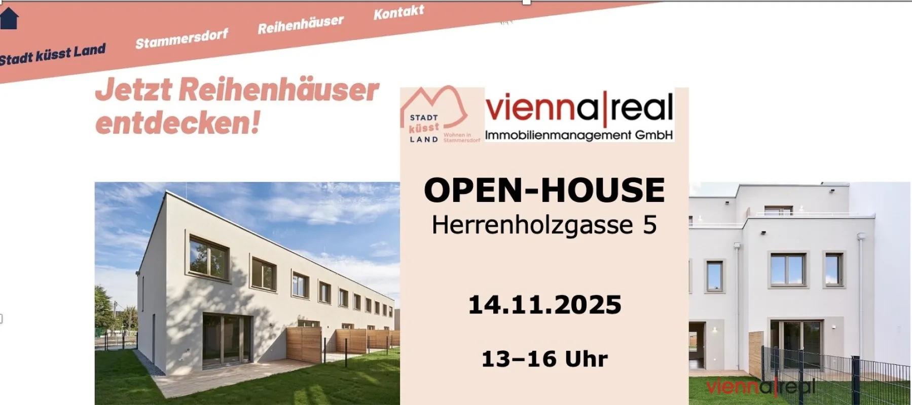 STADT KÜSST LAND - Neu errichtete Reihenhäuser - 4-5 Zimmer, Eigengarten, Terrasse, Photovoltaik, Wärmepumpe und KFZ-Stellplatz am ländlichen Stadtrand - Bild 1