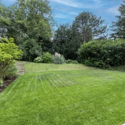 PURE ENTSPANNUNG! Riesiger Garten mit Blick ins Grüne I auch ideal f. gewerbliche Nutzung I Garage I Alarmanlage I - Bild 2