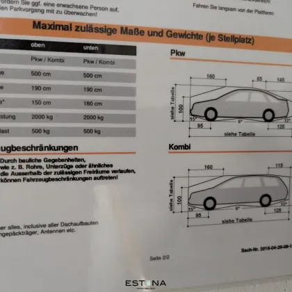 Duplex Garagenstellplatz (Stapelparker) | Lainzer Straße 147 - Bild 2