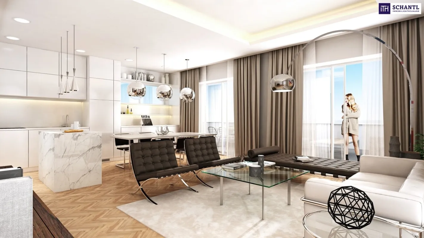 Ein Penthouse zum Träumen und Genießen mit 5 Zimmer und großer Außenfläche - in einem der schönsten Wohnbezirke von Graz - FERTIGSTELLUNG JUNI 2027 - PROVISIONSFREI - Bild 1