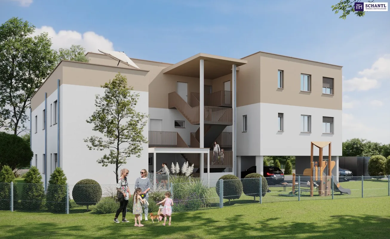 Ein wunderschöne helle Wohnung im einem feinen kleinem Neubauprojekt mit einem W-Balkon lädt zum Träumen und Genießen ein mit garantierter Projektübergabe 2027! - Bild 1