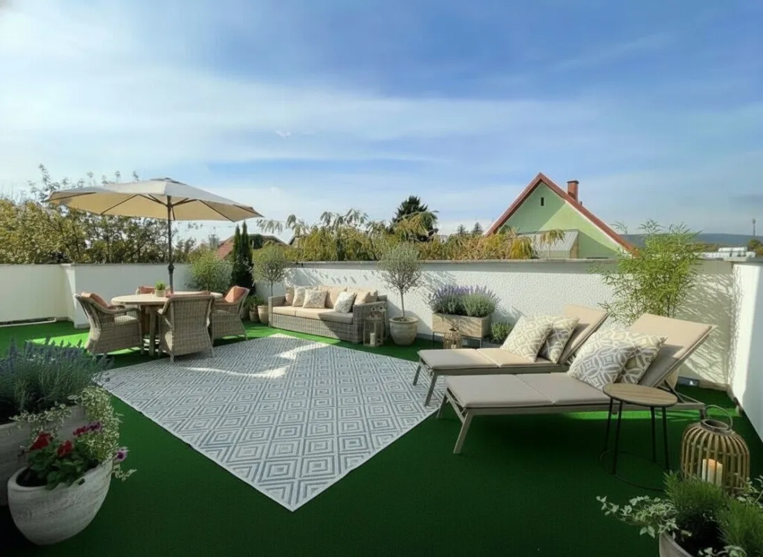 Hafnerstrasse -  4-Zimmer-Wohnung mit gemütlicher  Loggia, schöner  Terrasse & 2 Stellplätzen ! - Bild 1