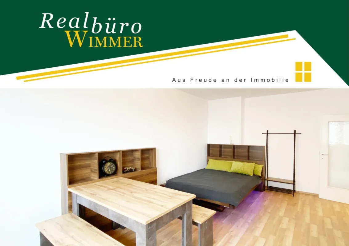 Sehr helle 1-Zimmer-Wohnung zum fairen Preis - Bild 1