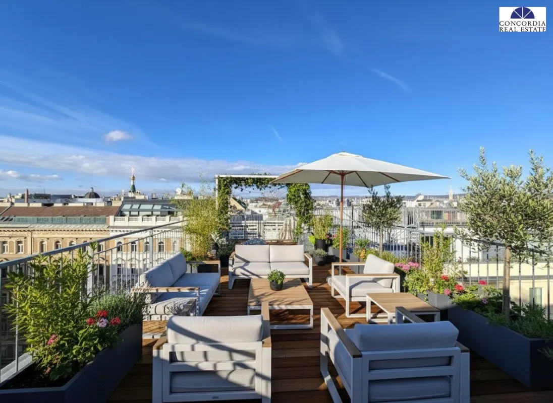 3 Zimmer- Galerie Wohnung  mit Balkon und 3 Terrassen nähe Rochusmarkt - Bild 1