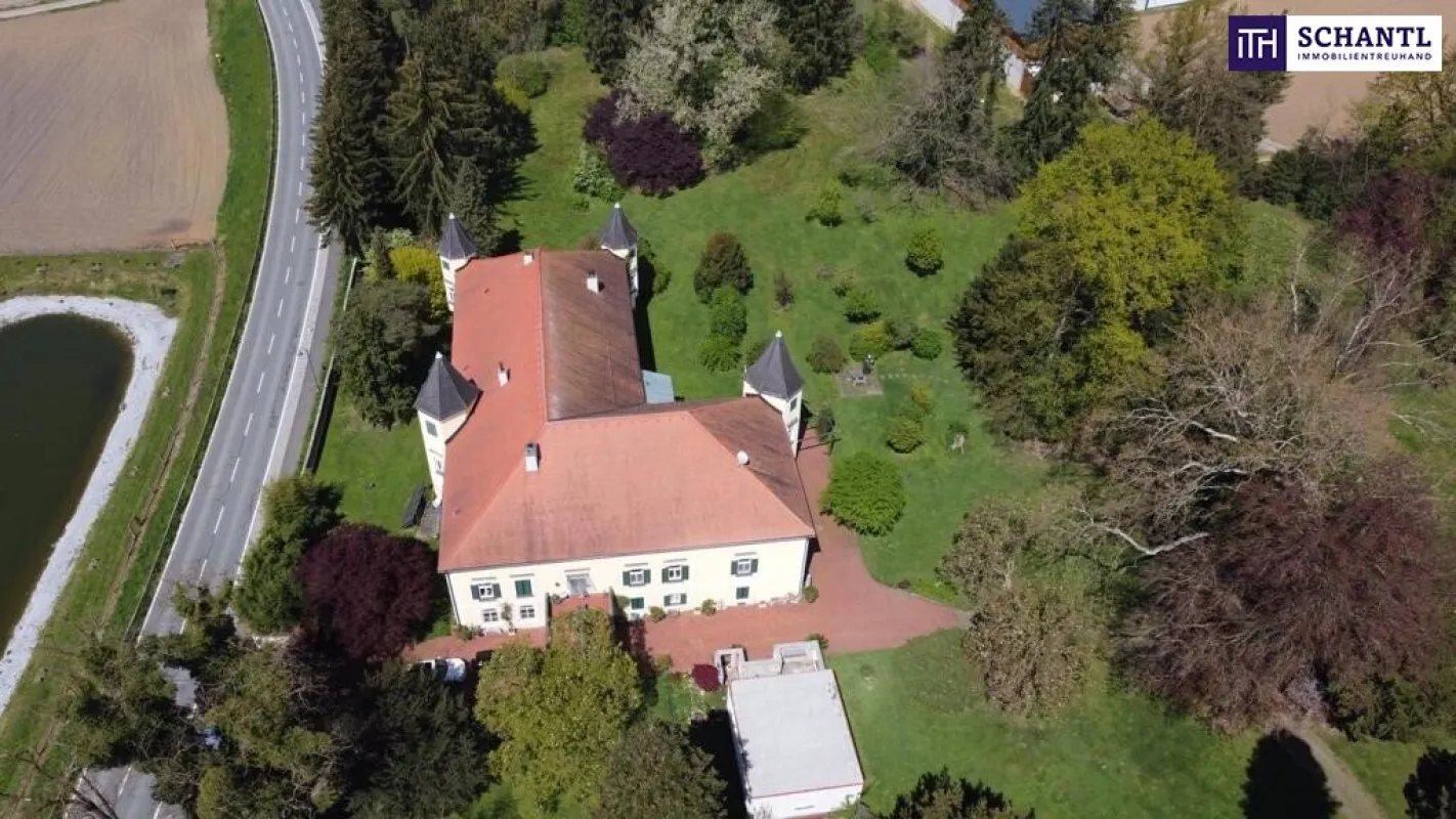 Ein Märchenschloss Nähe Wildon-komplett saniert mit prachtvoller ca. 40.000m² Parkanlage - Biomasseheizung! - Bild 1