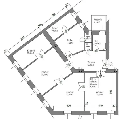 ++ Jugendstil-Juwel im Wiener Altbau + 4-Neubau Wohnungen und 3 Altbauwohnungen +  U4 Unter Sankt Veit  + - Bild 3