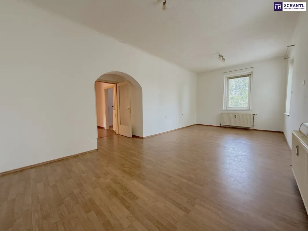Schnäppchen-Alarm! Sanierungsbedürftige 74m2 Altbauwohnung mit enormen Potenzial, Carport & großzügigem Keller – Ihr neues Zuhause in Graz! Innenhof-Balkon kann bewilligt werden! - Bild 1