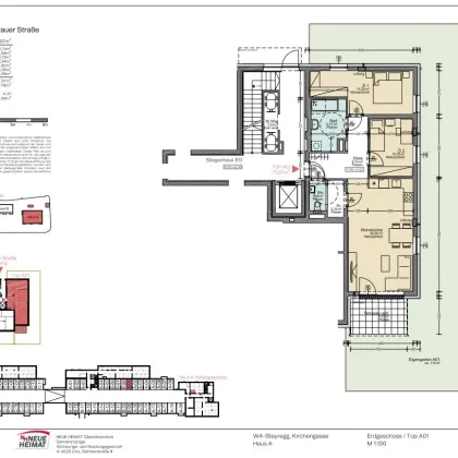 Modernes Erstbezug-Erdgeschoss mit 116 m² Garten und Garage in Rohrbach-Berg - Schlüsselübergabe: 25.11.2025 - Bild 2