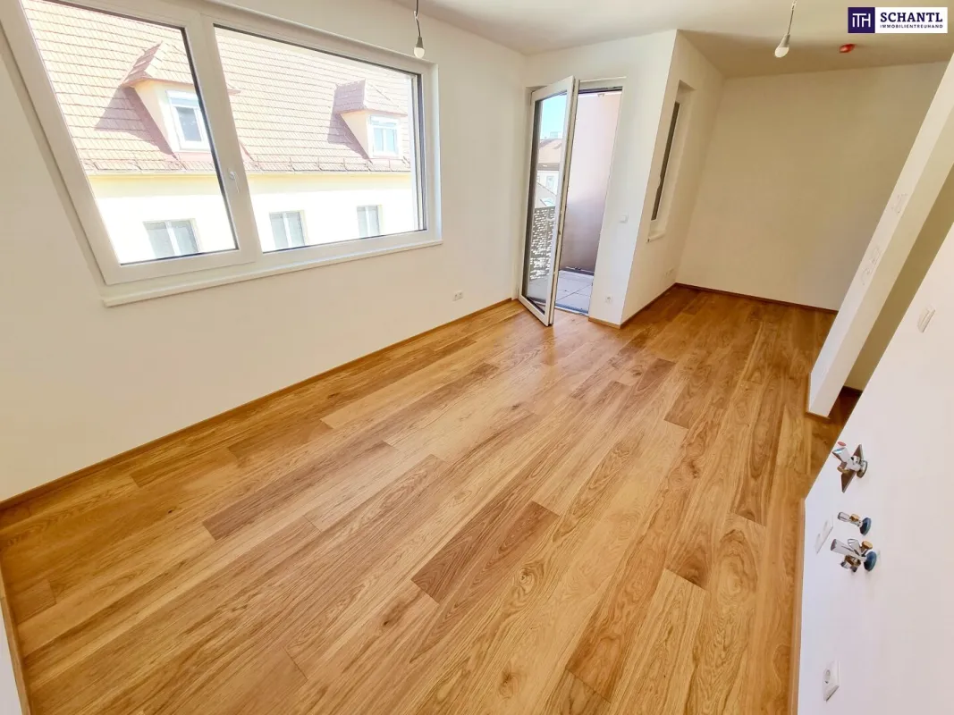 Mini im Grundbuch, Maxi im Ertrag! Perfekte Kleinwohnung im letzten Regelgeschoss! Photovoltaik + Wärmepumpe! Loggia + Kompakter Grundriss + Energieeffizienz + Perfekte Anbindung und Nahversorgung! Jetzt zugfreifen! - Bild 1