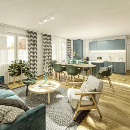 Besser geht´s nicht! Einfach genial - Familienwohnung der Extraklasse! 2 Balkone + Riesige Terrasse + 5 Zimmer + Hochwertige Ausstattung + Ideale Infrastruktur + Garage + Ein neues Lebebsgefühl! - Bild 3