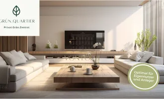 GRÜN.QUARTIER - Privat.Grün.Zentral - Großzügige Penthouse-Wohnung mit traumhafter Dachterrasse und Fernblick