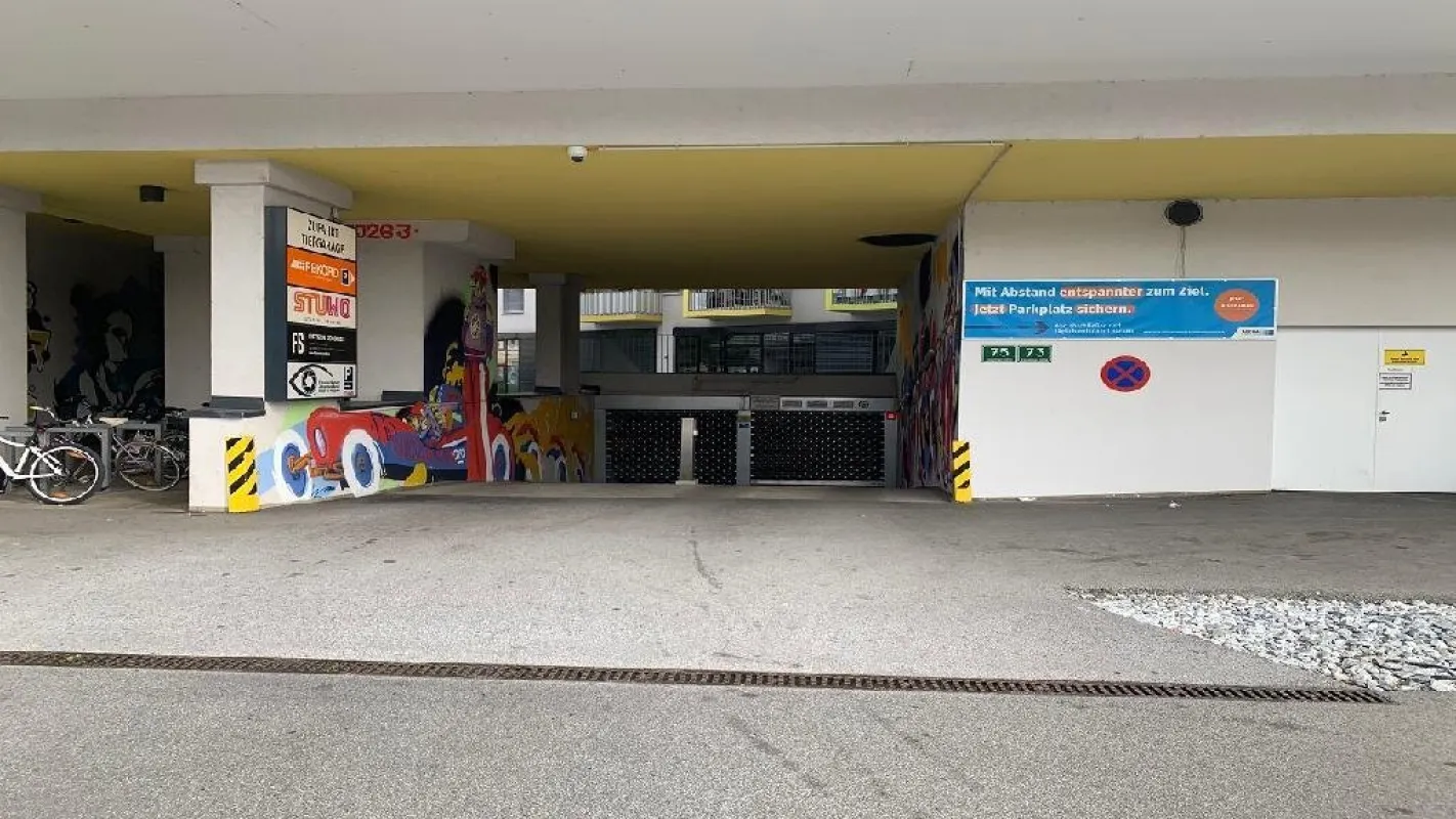 Tiefgaragenplatz nähe Hauptbahnhof Graz