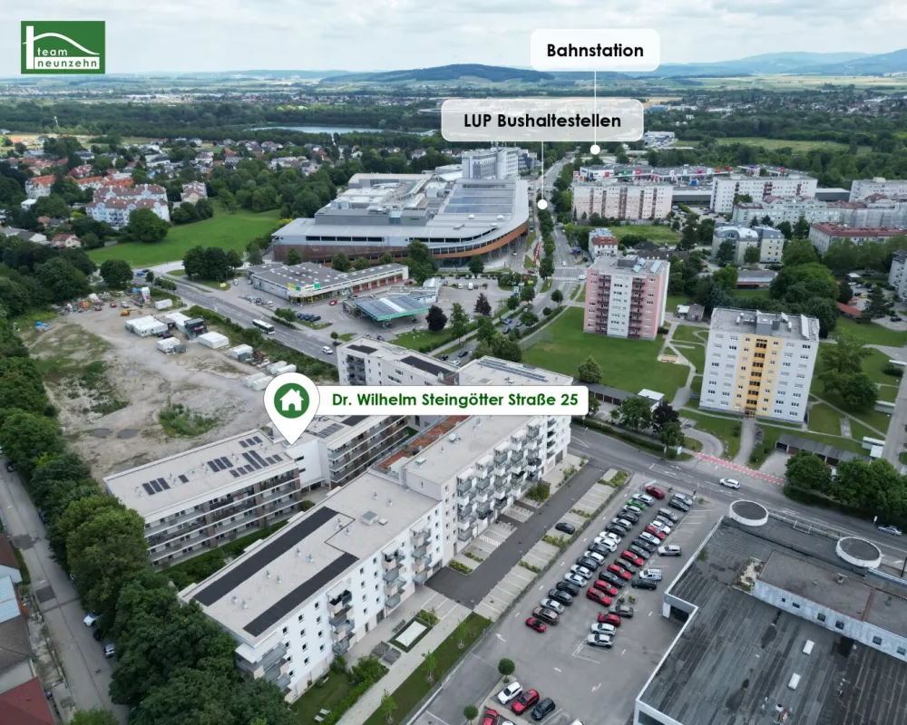 Unbesorgt parken - großzügiger PKW Tiefgaragenstellplatz im Steingötterhof St. Pölten nahe Traisenpark