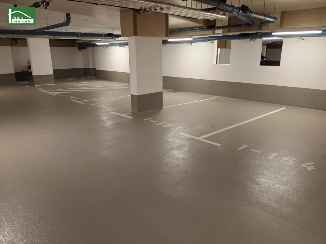 Unbesorgt parken - großzügiger PKW Tiefgaragenstellplatz im Steingötterhof St. Pölten nahe Traisenpark