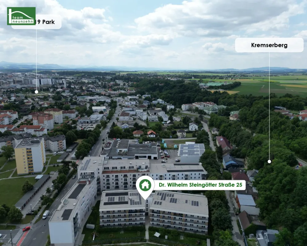 Unbesorgt parken - großzügiger PKW Tiefgaragenstellplatz im Steingötterhof St. Pölten nahe Traisenpark
