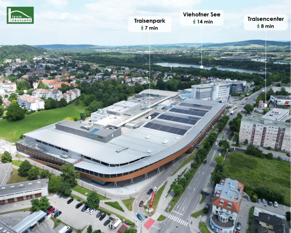 Unbesorgt parken - großzügiger PKW Tiefgaragenstellplatz im Steingötterhof St. Pölten nahe Traisenpark