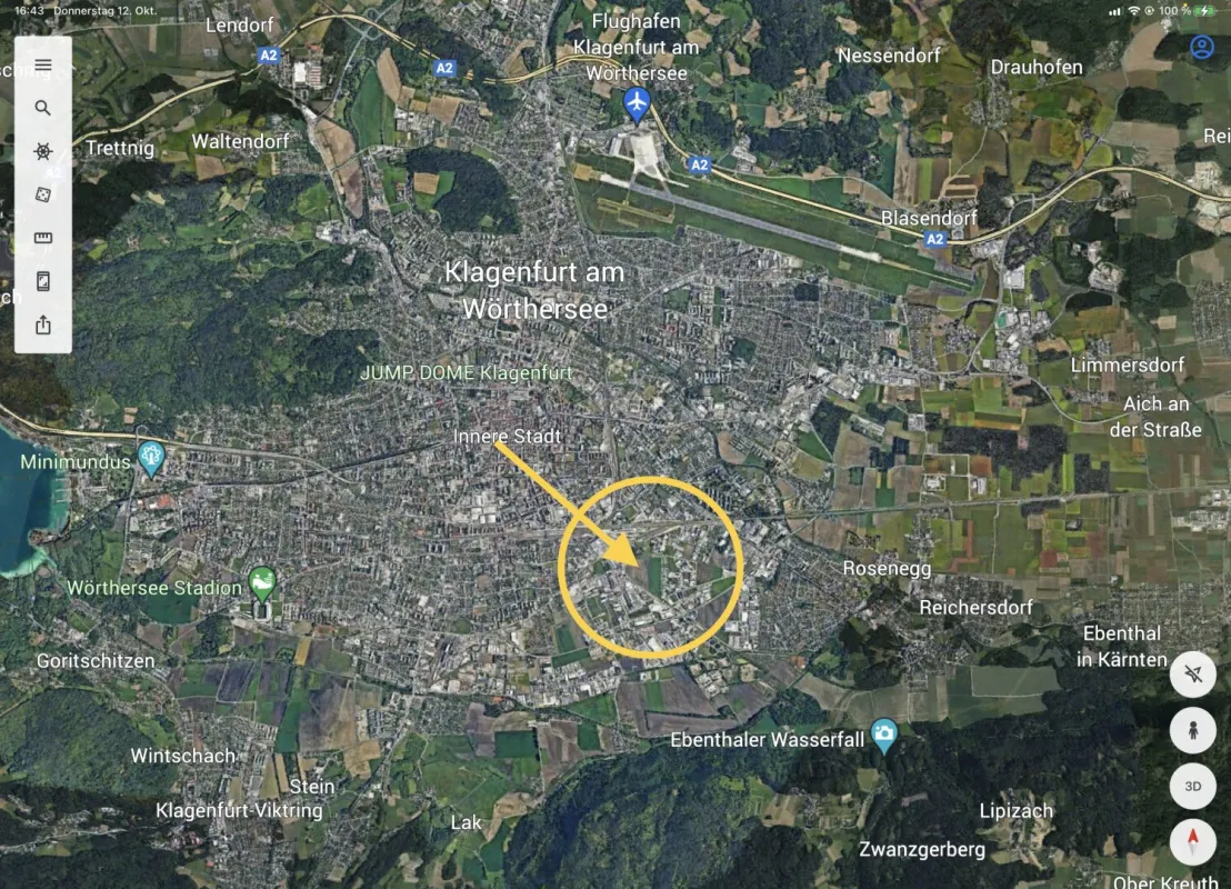 Standortsuche: Industrie-Gewerbe-Grundstück in Klagenfurt