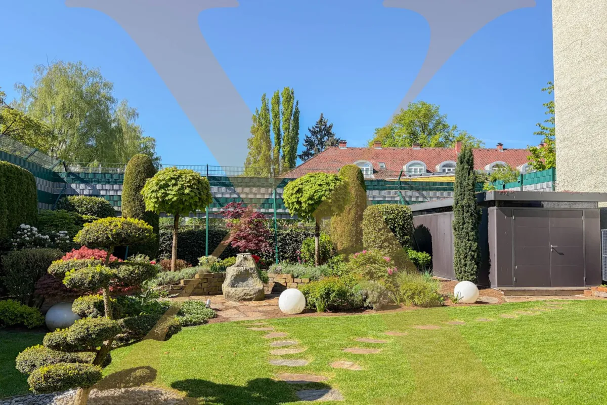 Außergewöhnliches, nahezu vollmöbliertes Einfamilienhaus mit Pool und Gartenidylle in Bestlage von Urfahr zu vermieten!