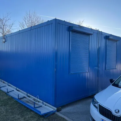 ca. 30m² BÜRO CONTAINER mit WC Einheit auch als TINYHAUS geeignet